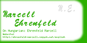 marcell ehrenfeld business card